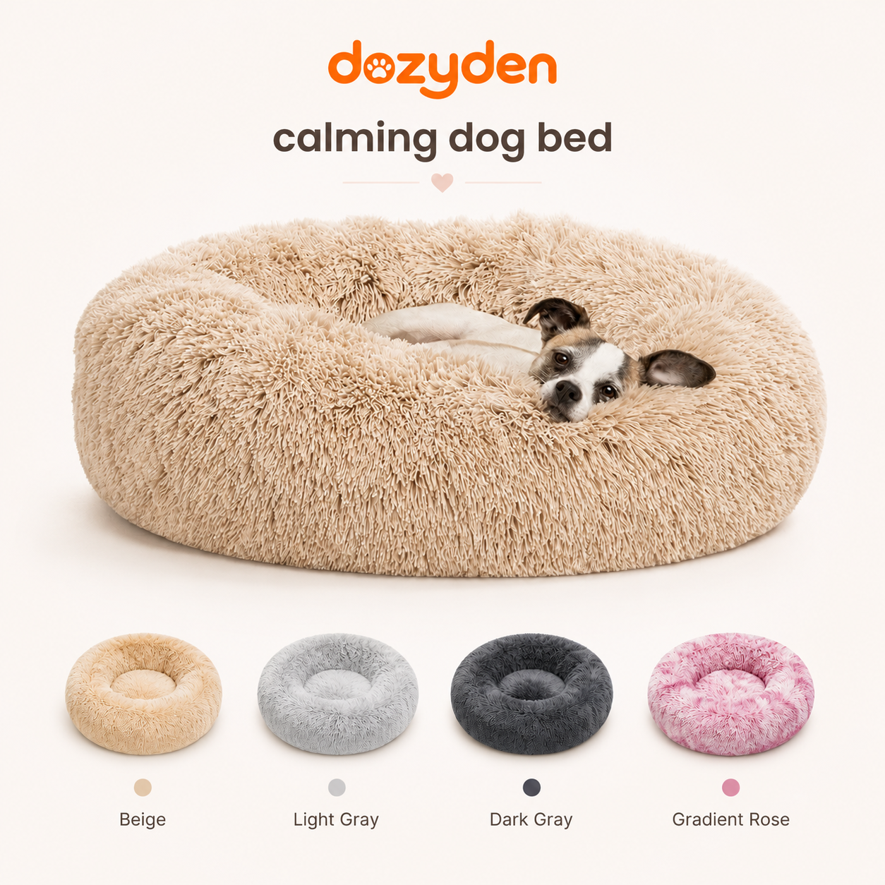 DozyDen — Calming Anti-Anxiety Dog Bed