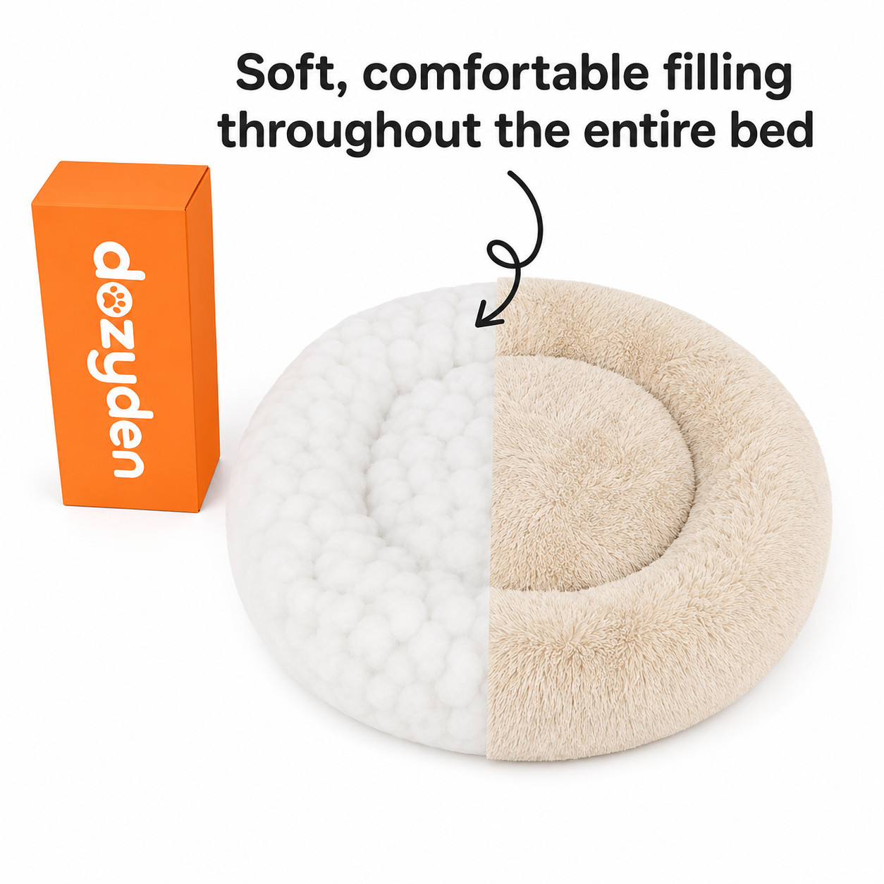 DozyDen — Calming Anti-Anxiety Dog Bed