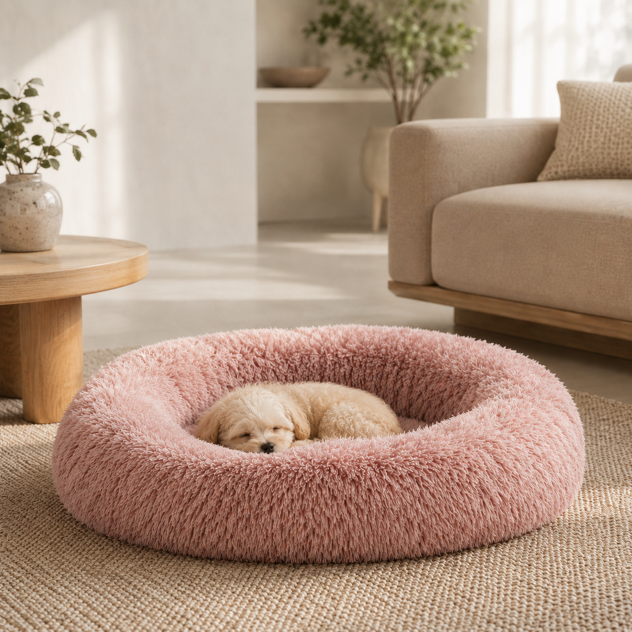 DozyDen Calm Cloud dog bed size comparison chart
